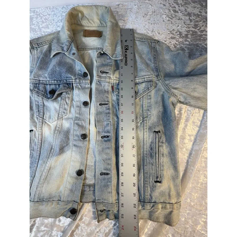 Vintage 1985 Levis Denim‎ Jacket Size 40R Soft Type 3 III Trucker USA 70506-0216